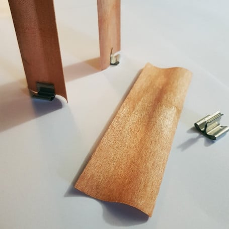 10 mèches design en bois avec socles