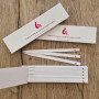 Carnet de 50 mouillettes pour parfums