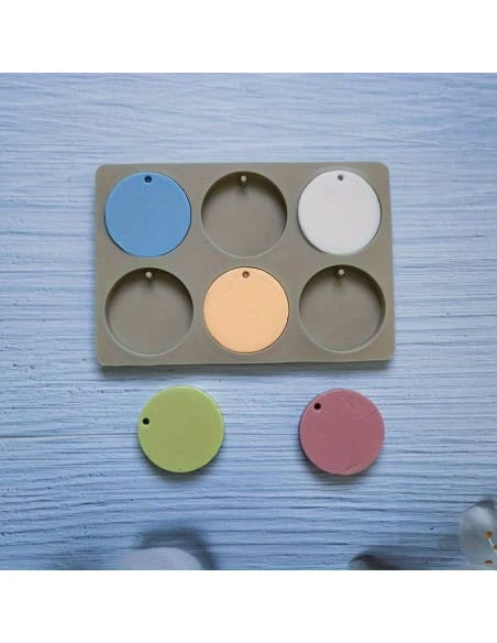 Moule silicone pour suspensions rondes