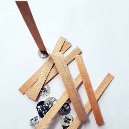 10 mèches renforcées en bois avec socles - T 3 (ø 6 à 8 cm)
