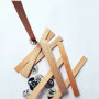 10 mèches renforcées en bois avec socles - T 3 (ø 6 à 8 cm)