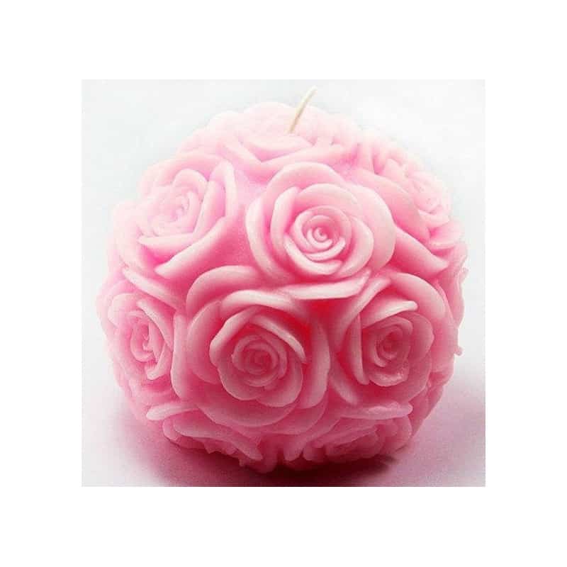 Moule silicone boule roses