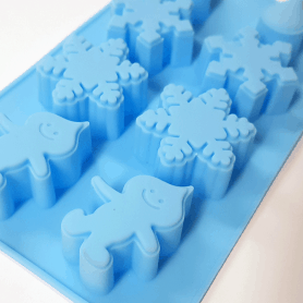Moule silicone ambiance glacée
