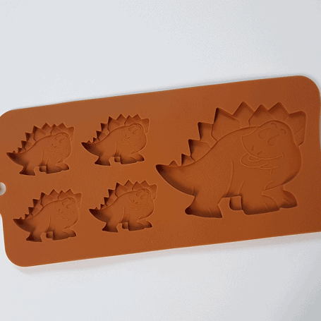 Moule silicone 5 dinosaures