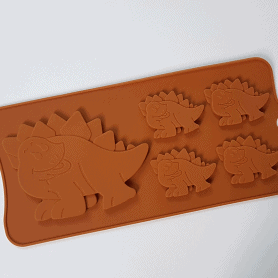 Moule silicone 5 dinosaures
