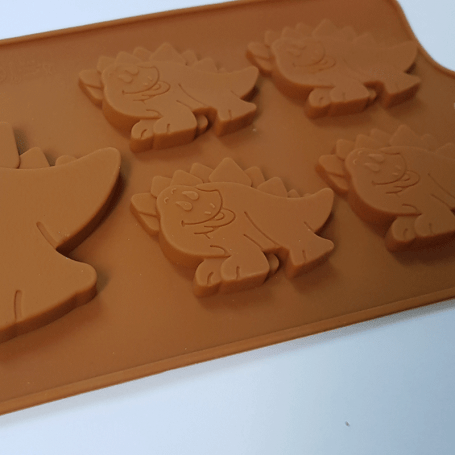 Moule silicone 5 dinosaures