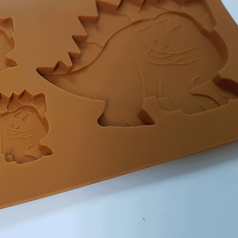 Moule silicone 5 dinosaures