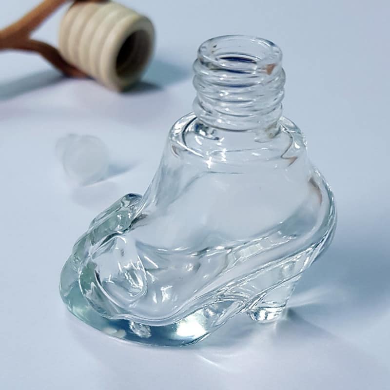 Flacon diffuseur escarpin transparent