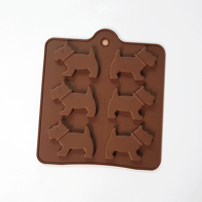 Moule silicone 6 chiens