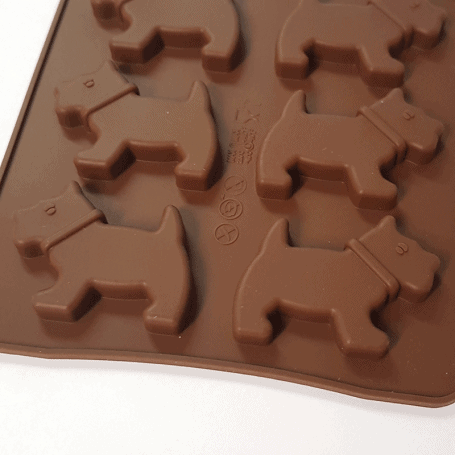 Moule silicone 6 chiens
