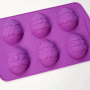Moule silicone 6 œufs de pâques