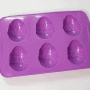 Moule silicone 6 œufs de pâques
