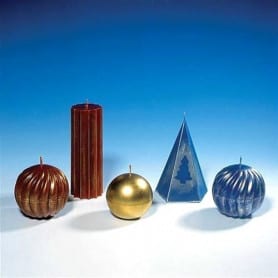 Poudre brillante pour bougies - argent