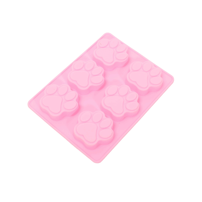 Moule silicone pattes de chat