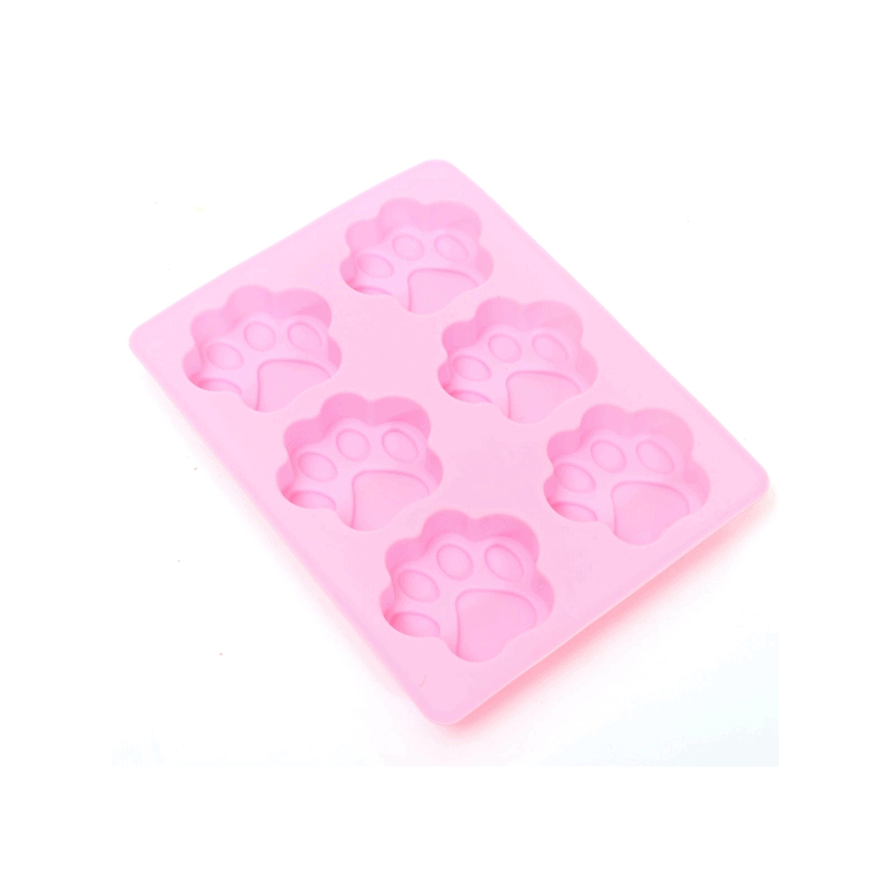 Moule silicone pattes de chat