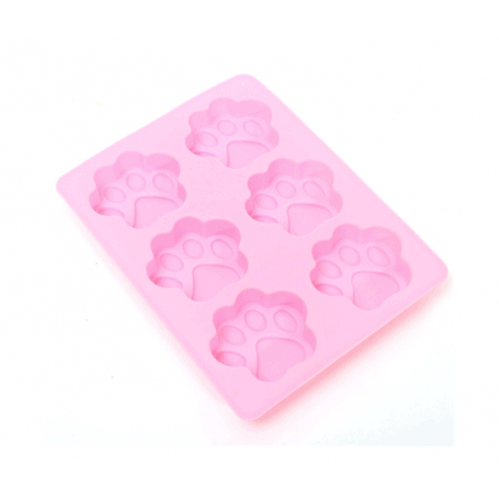 Moule silicone pattes de chat