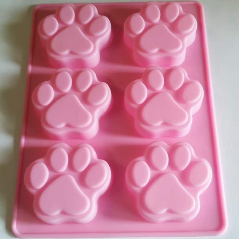 Moule silicone pattes de chat