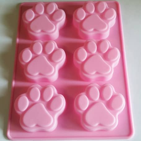 Moule silicone pattes de chat